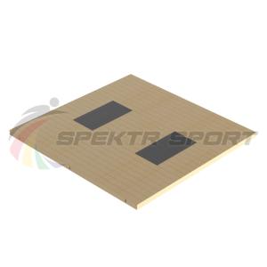 Купить Помост тяжелоатлетический 3х3х0,1м, рез. амортизаторы 1х0,5х0,04м в Благодарном 