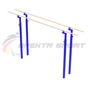 Купить Брусья гимнастические мужские массовые со стеклопластиковыми жердями (уличн. под бетонирование) в Благодарном 