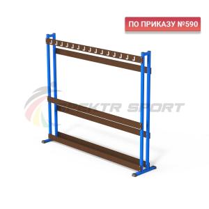 Купить Стеллаж для лыж двусторонний (на 30 пар) ЛХ2 в Благодарном 