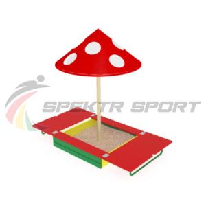 Купить Песочница с крышкой и грибком ИО 512 в Благодарном 