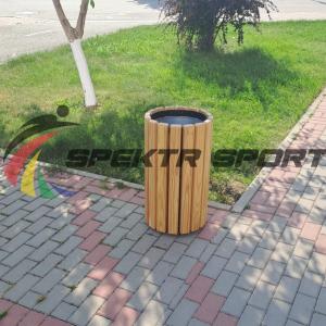 Купить Урна цилиндрическая в деревянной обрешетке лиственница в Благодарном 