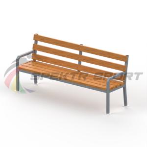 Купить Уличная скамейка со спинкой Дача в Благодарном 