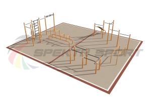 Купить Площадка уличная для воркаут Дворовая 1_76mm в Благодарном 