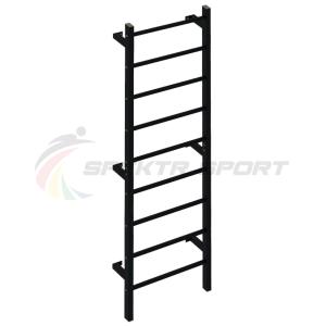 Купить Шведская стенка метал. с прорез. перекладинами Джет 1П цв. черный в Благодарном 