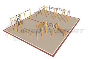 Купить Площадка уличная для воркаут Дворовая 3_76mm в Благодарном 