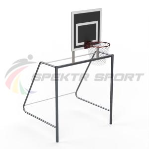 Купить Ворота мини-футбольные детские с баскетбольным щитом из фанеры и кольцом в Благодарном 