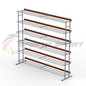 Купить Стеллаж для лыжных ботинок (на 50 пар) разборный в Благодарном 