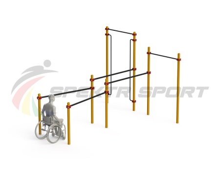 Купить Спортивный комплекс для инвалидов-колясочников WRK-D19_76mm в Благодарном 