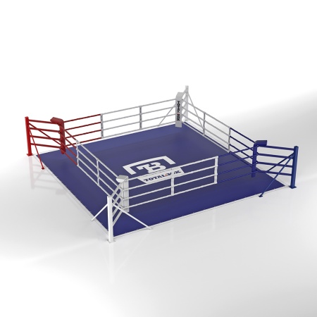 Купить Ринг боксерский напольный Totalbox на упорах 6х6м в Благодарном 