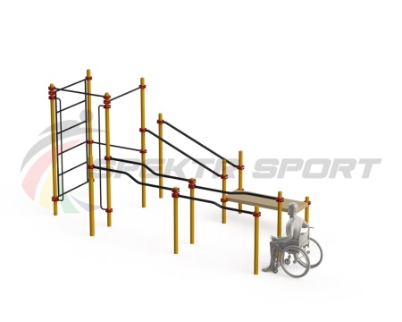Купить Спортивный комплекс для инвалидов-колясочников WRK-D16_76mm в Благодарном 